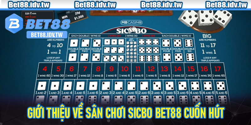 Giới thiệu về sân chơi sicbo Bet88 cuốn hút